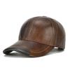 ANMIDA Genuine Leather Work Cap for Men, Autumn/Winter