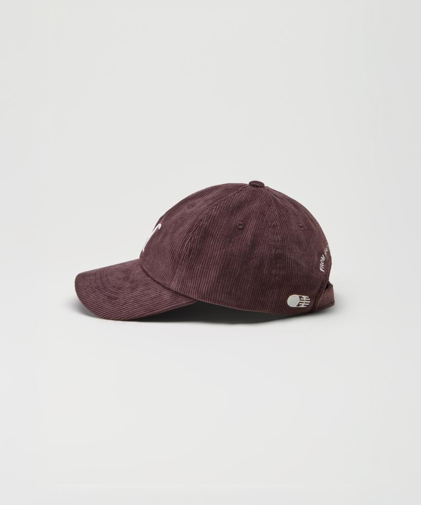 Teulaepighamoni Corduroy Th Logo Deep-Fit Ballcap_Brown