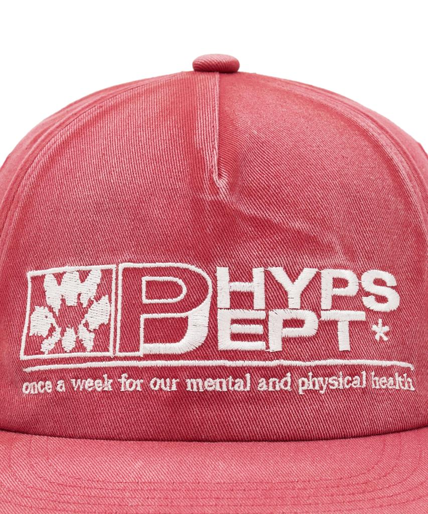 PHYSICAL DEPARTMENT Flower Debt Trucker Cap_Red