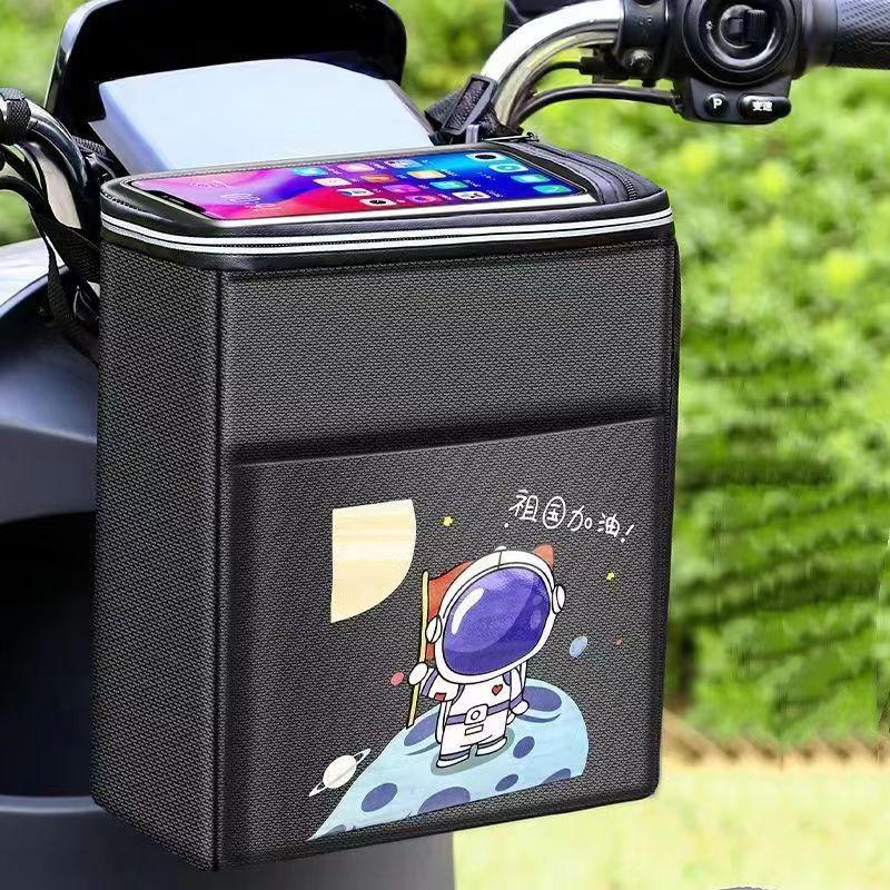 Waterproof Hanging Bag for Electric Scooter: Front Storage Pocket for Phone and Accessories