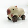 With Wheel Capybara Squeeze Toy High Elasticity Cute Pinch Toy Capybara Fidget Toy  Practical Jokes