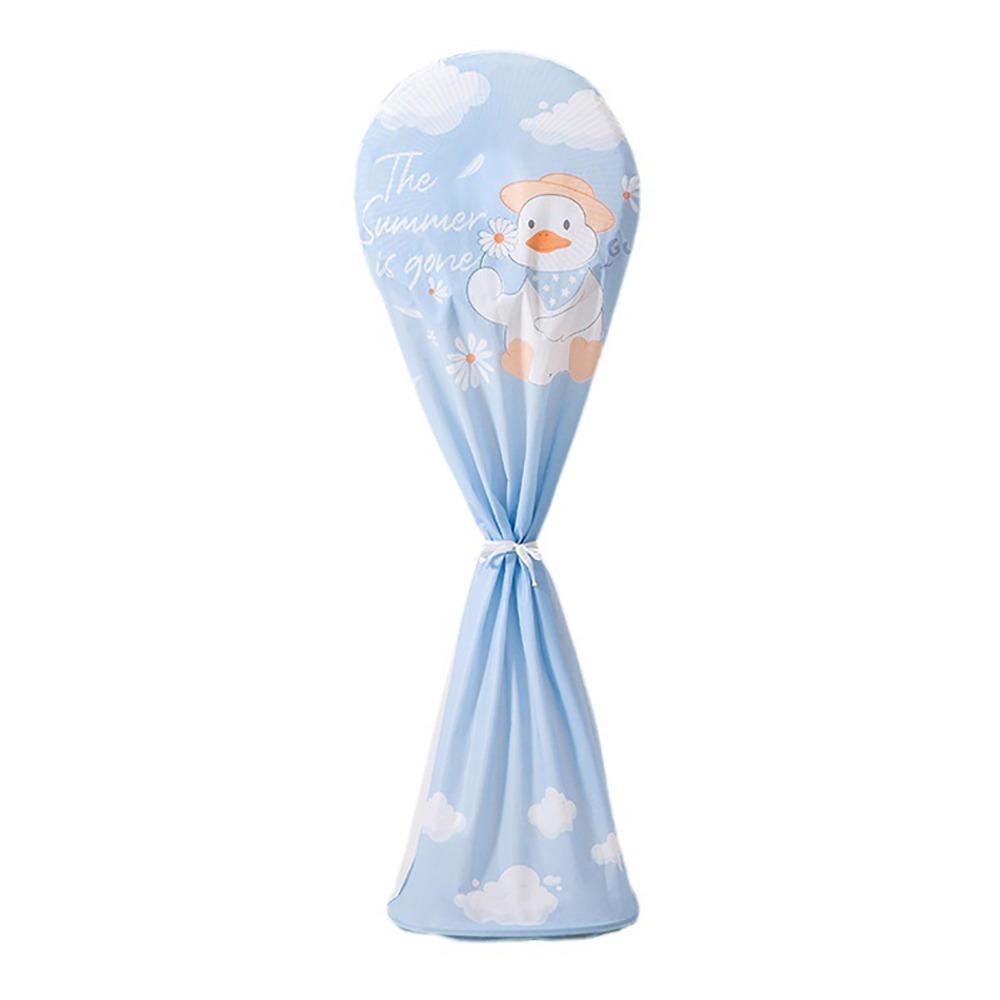 PEVA Floor Fan Cover Waterproof Fan Protective Cover Reuseable Electric Fan Dustproof Cover
