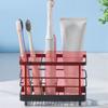 Toothbrush Holder,Carbon Steel Bathroom Toothbrush Toothpaste Holders Rack for Electric Toothbrush,Makeup Brush Cleanser