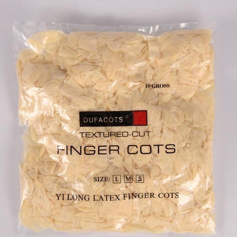 50Pcs/Pack Disposable Latex Finger Cover Rubber Non-Slip Anti-Static Finger Cots Fingertips Protector Gloves Nail Art Tool