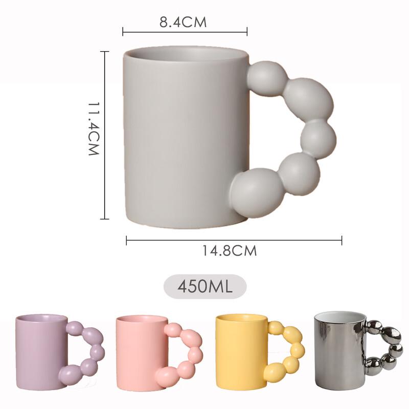 Cute Nordic Ceramic Mug with Handle