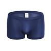 Thin Nylon Ice Silk Men's Semi-Transparent Boxer Briefs - Light Silk Square Leg Underwear