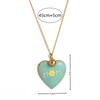 Gold-plated Heart-shaped Necklace Adjustable Pendant Necklaces Photo Album Necklace  Jewelry Gifts