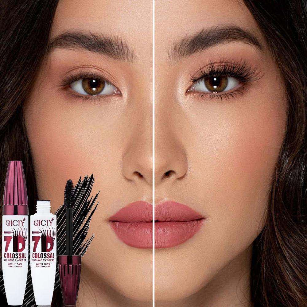 7D Extreme Volume Lash Mascara,Waterproof and Long-Lasting,Natural Thickening and Curling Eyelash Extension