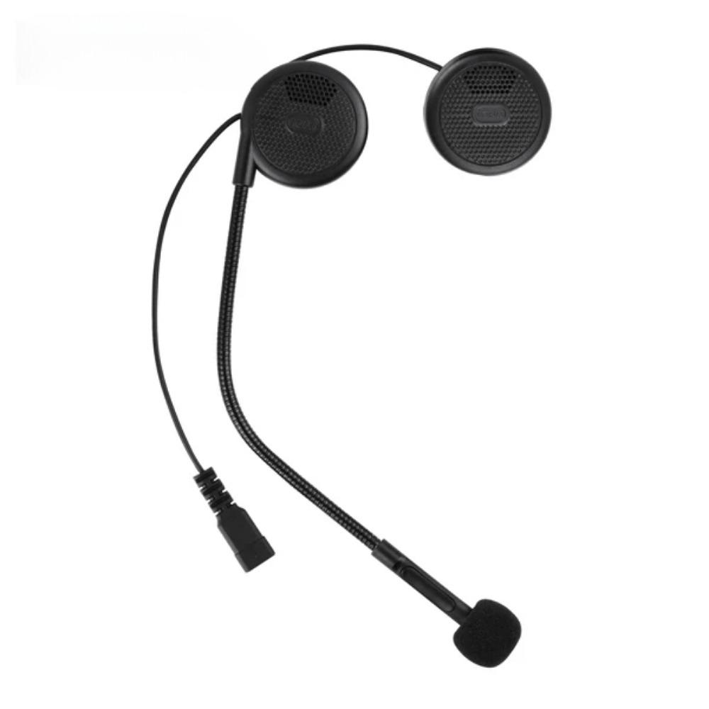 

L1M Беспроводная мотоциклетная гарнитура Bluetooth для шлема Гарнитура для мобильного телефона BT Мотоциклетные наушники 1pcs чёрный