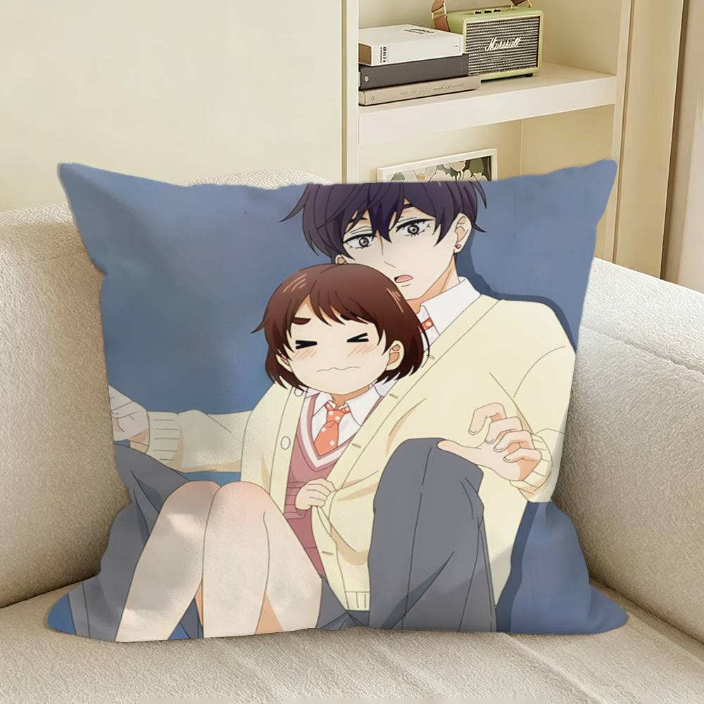 Manga Hananoi-kun to Koi no Yamai Square Sofa Pillow Cover Solid Color Living Room Home Decor Cushion Case