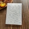 3D Textured Plastic Embossing Mold - Concave-Convex Template for DIY Journal Embossing, Set of 39.