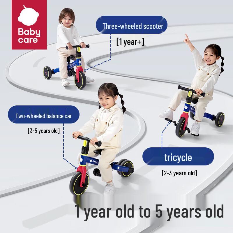Babycare 2-in-1 Kids' Tricycle & Balance Bike