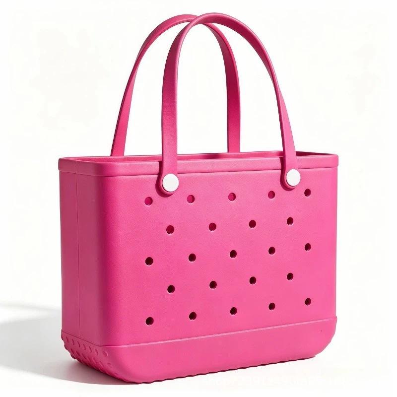 Borsa da Spiaggia EVA Grande Capacità Borsa a Rete Donna Borsa da Viaggio Custodia Accessori Fai-da-te Impermeabile Leggera