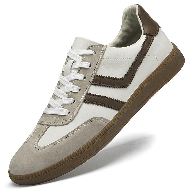 Fashion Genuine Leather Men Casual Shoes All-match Mens Sneakers High Quality Skate Shoes Men Stylish Men's Walking Shoes Classic Flats