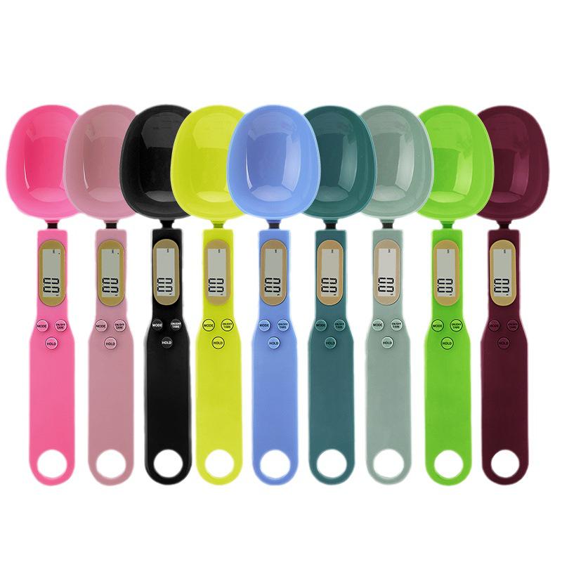 Přenosná přesná odměrka s váhou 0,1 g na léky a kuchyňské přísady