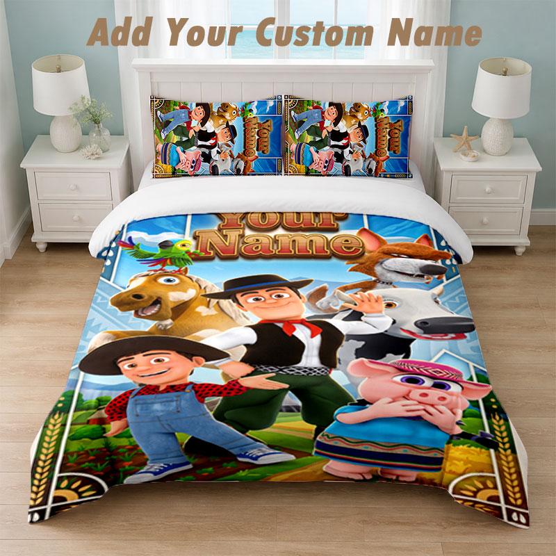 Bedding Set 1 Duvet Cover 2 Pillowcases La Granja De Zenón Print Soft Bed Linen Bedroom Decor