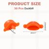 uxcell Plastic Duck Beaks 30-Pack, Safe Duck Mouth Parts for DIY Crafts (with Washers)