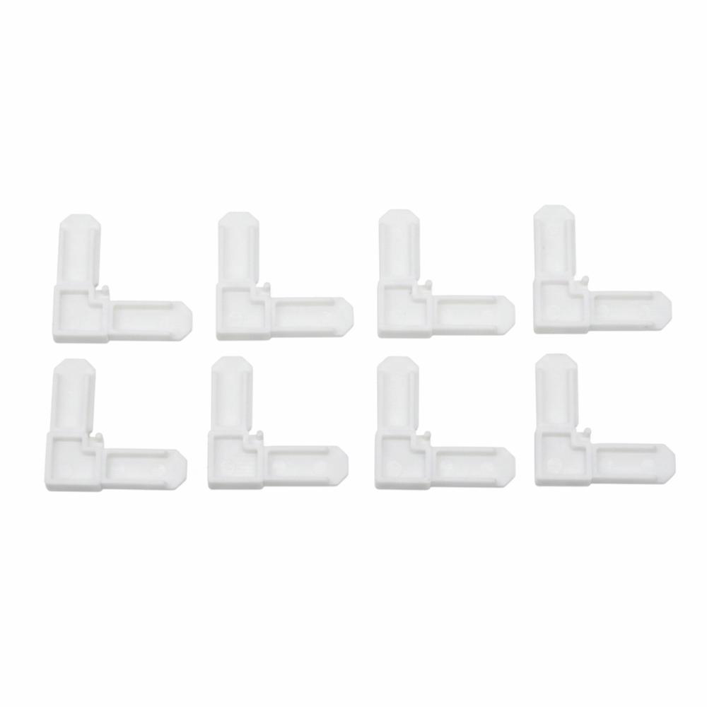 

Right Angle Plastic Right Angle Corner Bracket L-Shaped Corner Bracket Window Screen Frame білий