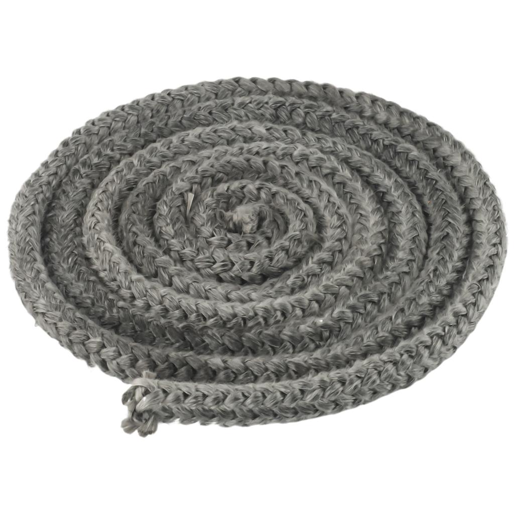 Black Fiberglass Sealing Rope 12mm Diameter 2 Meter Length Gasket For Wood Stove Door Fireplace Boiler Industrial Oven Seal