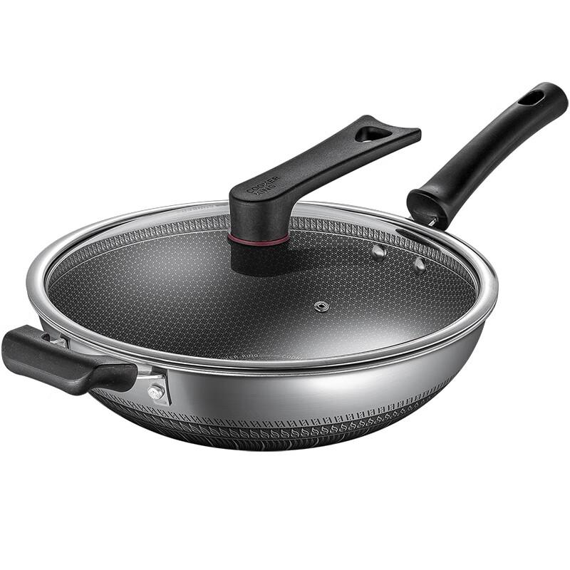 COOKER KING 316 Multi-Layer Steel Non-Stick Wok 32cm