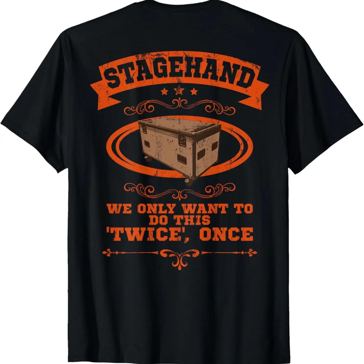 

STAGEHAND Stage Crew Band Roadie Stage Technician T-Shirt S