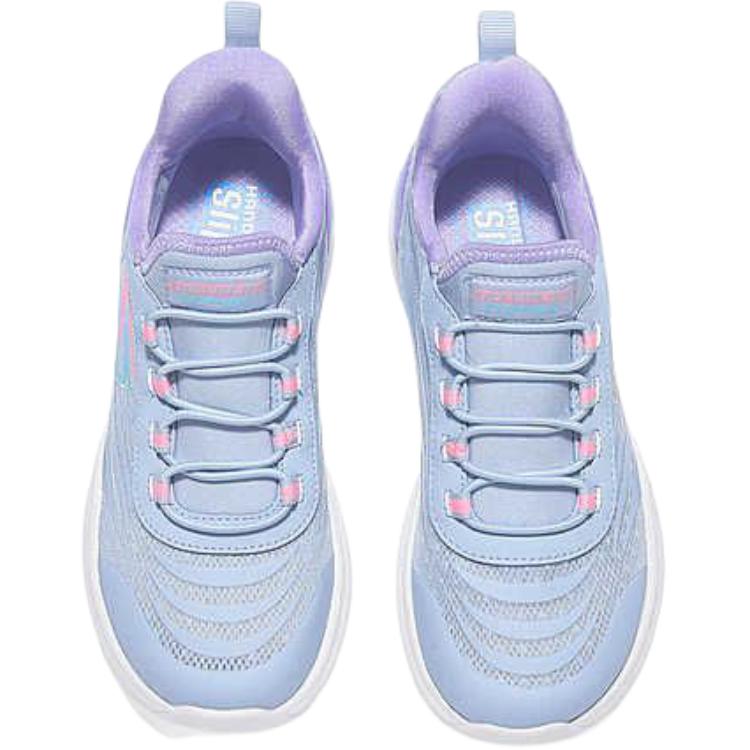Skechers Girls Casual Shoes Comfortable Slip-Resistant Durable Low-Top Kids sneakers Purple 303975L-LAV