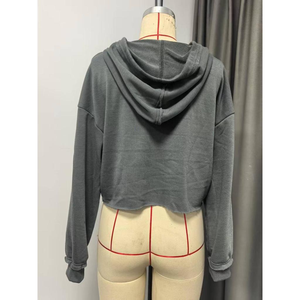 Women's Oversized Fashion V-Neck Hoodie Long Sleeve Pullover Casual Sweatshirt Trendy Autumn Spring Tops