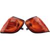 Front Corner Light Side Marker Light Cover Clear Lens, 1408260543 1408260643, 1992-1999 Compatible with Mercedes Benz S Class W140, Park Signal