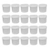 Reusable Plastic Puddings Jars with Lid Microwave Safe Design For Snacks Meal Preparation Kitchen Accessories