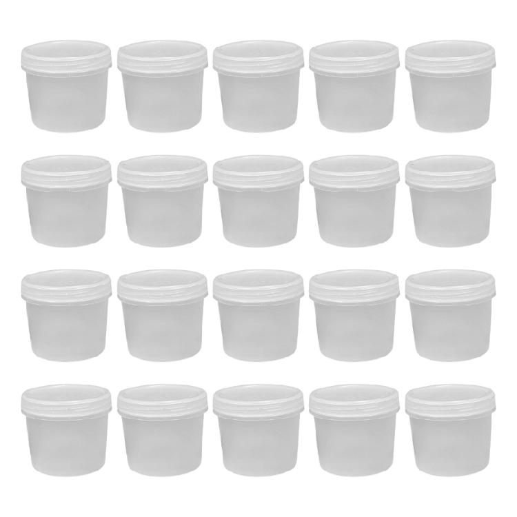 Reusable Plastic Puddings Jars with Lid Microwave Safe Design For Snacks Meal Preparation Kitchen Accessories