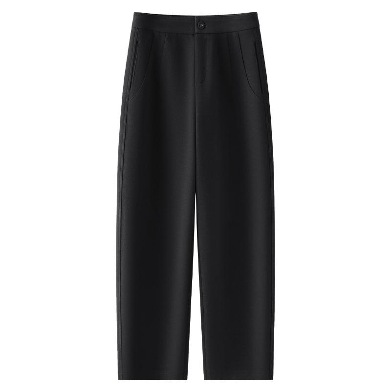 

Женские хаки кашемировые брюки-гаремы прямого кроя длиной девять точек - Коллекция осень/зима 2024 2XL