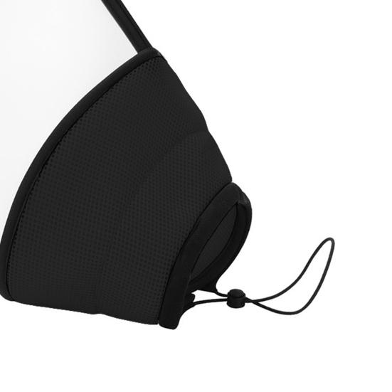 Dog Cone Collar Adjustable Fastener Tape Post-Surgery Recovery Soft Dog Cone Collar with Clear Splicing Cover