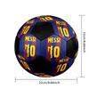 Messi 10 Soccer Ball Colorful All Ages Machine Stitched PVC Competition Ready Durable High-Bounce.SIZE5