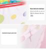 Children's Indoor Three-Piece Play Tent Set with Tunnel and Polka Dot Ball Pit Fence