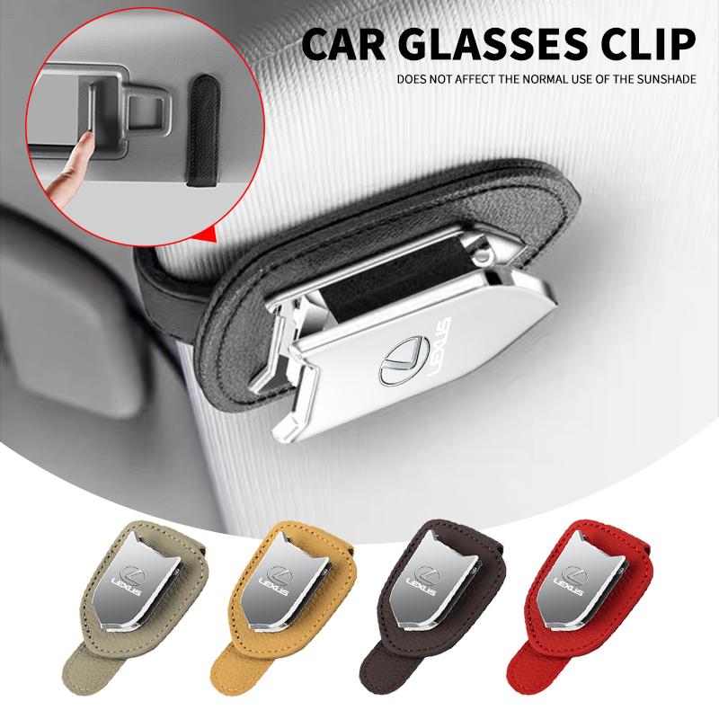 Car Glasses Clip Metal Auto Sun Visor Eyeglass Holder For Lexus F-SPORT ES RX NX LS UX LM LX GX LC RZ IS CT GS RC HS SC TX