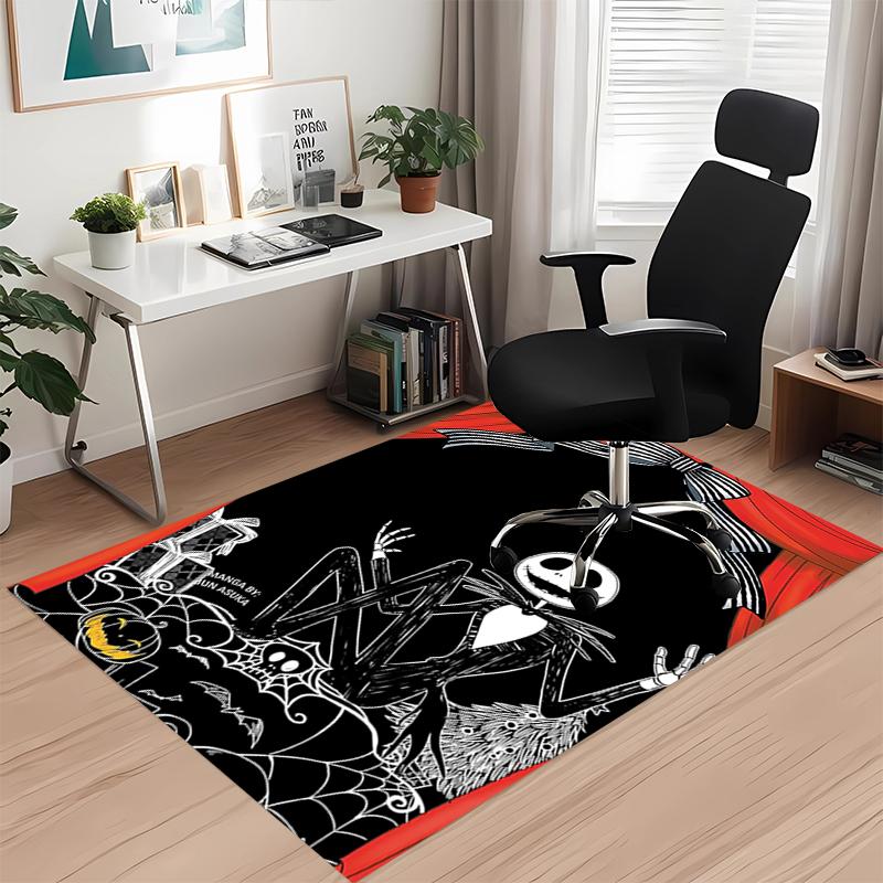 The Nightmare Before Christmas Printed Carpet, for Office Chair Living Room Bedroom Kitchen Room Decor Gifts.