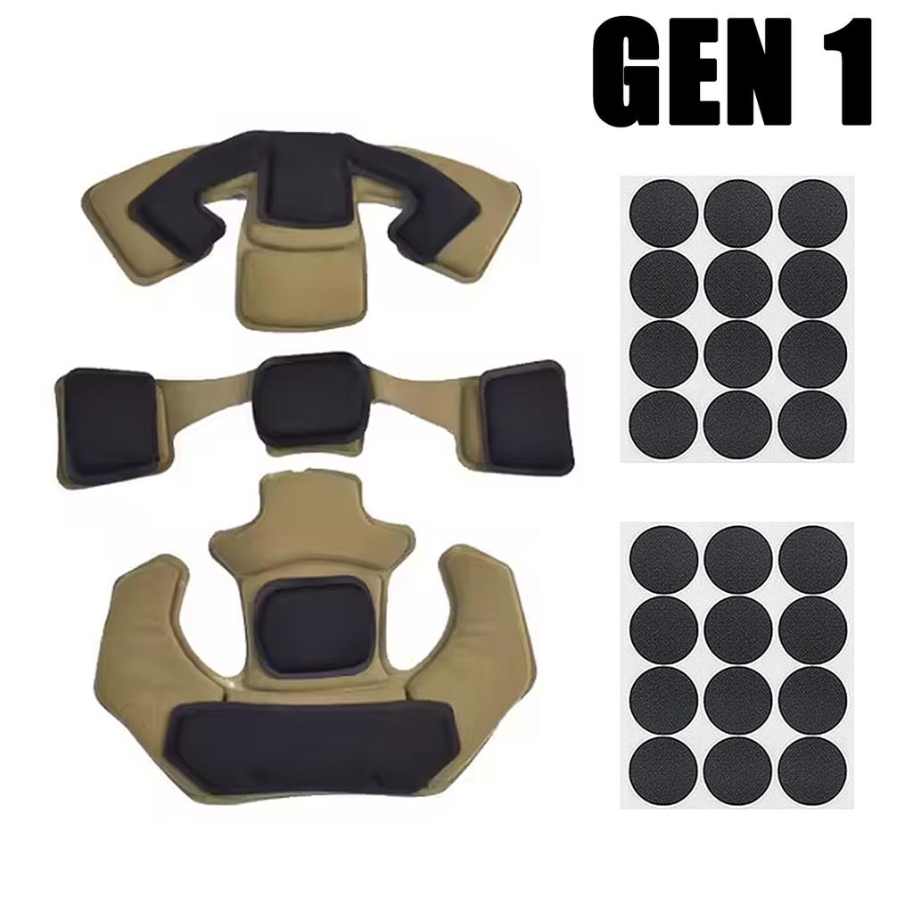 Tactical Wendy Helmet Adjustable Suspension System Fast MICH Helmet Protective Pads Gen4 Memory Spongy Foam Pad Helmet Accessory