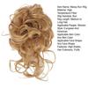 Messy Bun Wig Hair Tie Elastic Fluffy Natural Silky High Temperature Fiber Hair Extension Women Girls Tousled Updo Faux Hairs Hairpiece