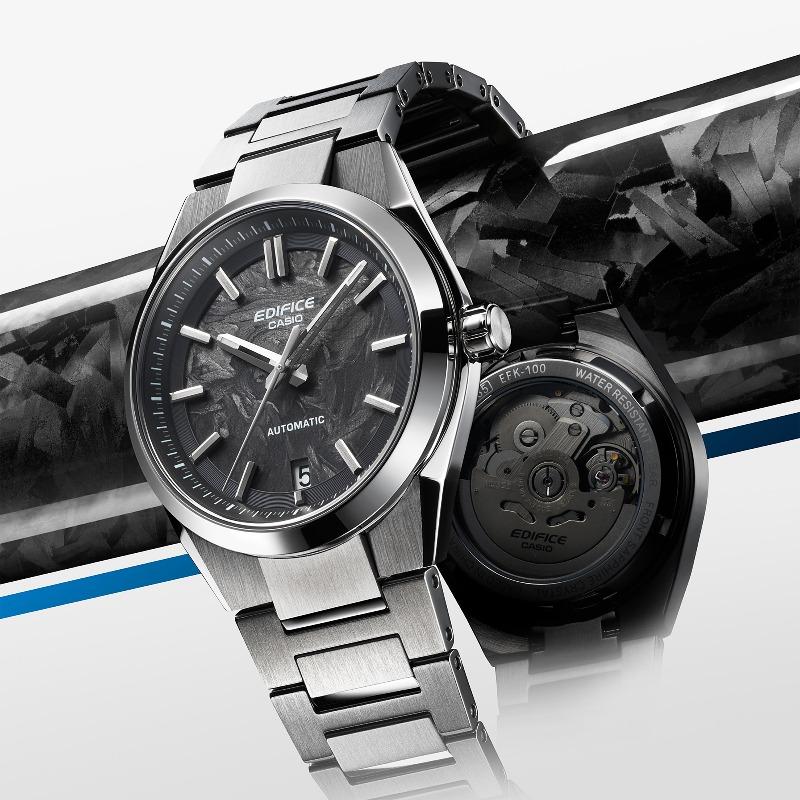 Casio Edifice Men's Stainless Steel 100M Water Resistant Quartz Watch EFK-100CD-1A