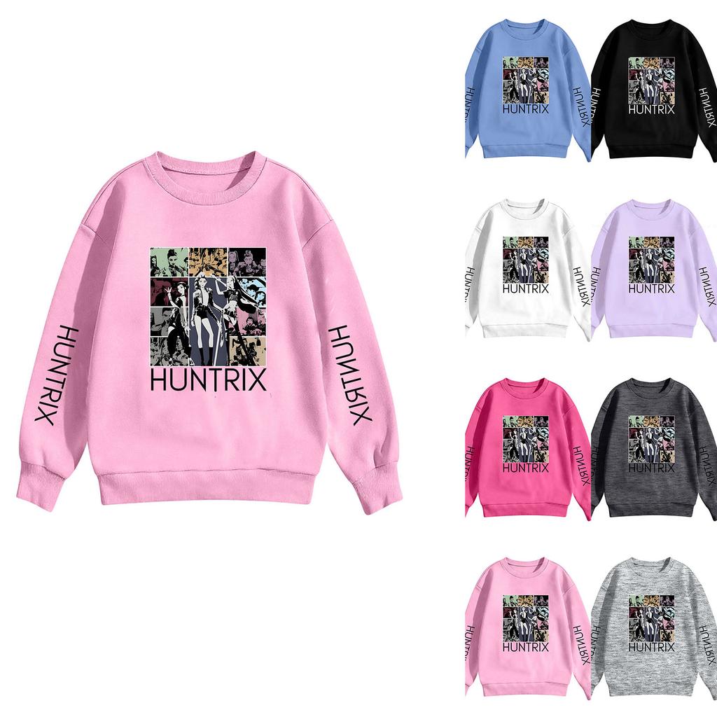 Children's Hoodie Boys And Girls Fashion Printed Long-sleeved Hoodie