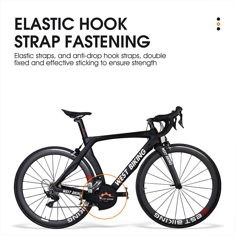 WEST BIKING Bicycle Crankset Protective Cover Waterproof Bike Sprocket Protection Cycling Chainwheel Guard Cover Bike Accessory