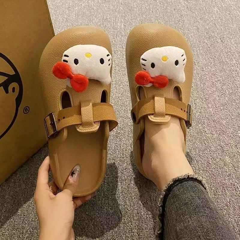 Yugui Dog Wears Bag Head Slippers In Early Autumn, Versatile, Soft, Trimmed Hook, Comfortable, Flat Bottom and Half Drag