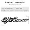 2026 Caldo Alfa Romeo 3D Metallo Adesivi Audio per Auto Emblema Badge Auto Accessori Decorazione per Alfa Romeo Giulia Stelvio MiTo Giul