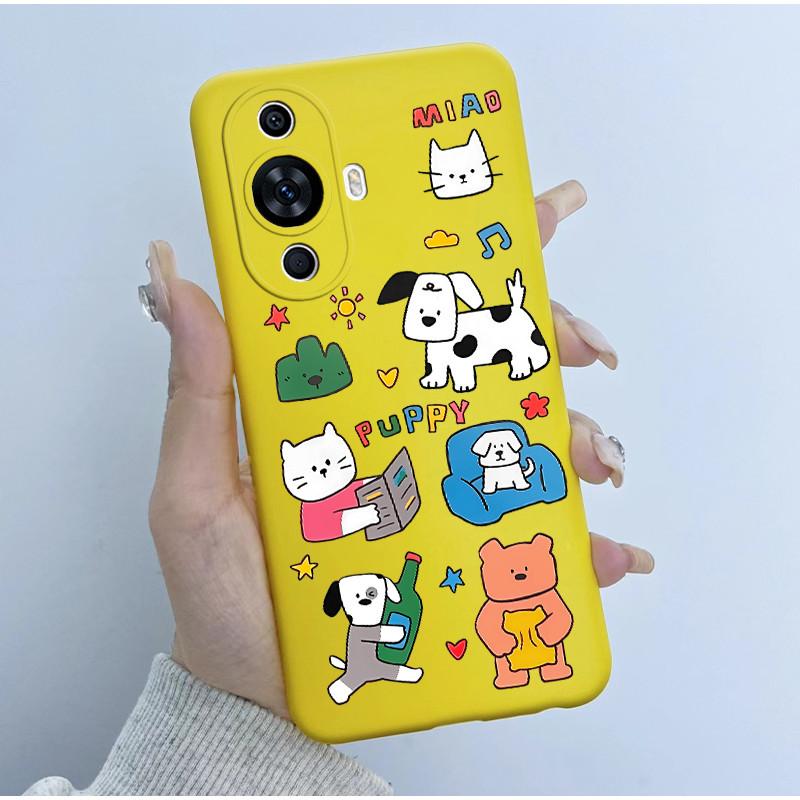 For Huawei Nova 12s Case Soft Silicone TPU Cute Panda Astronaut Cover for Huawei Nova 11 Pro Ultra Nova12S FOA-LX9 Coque Fundas