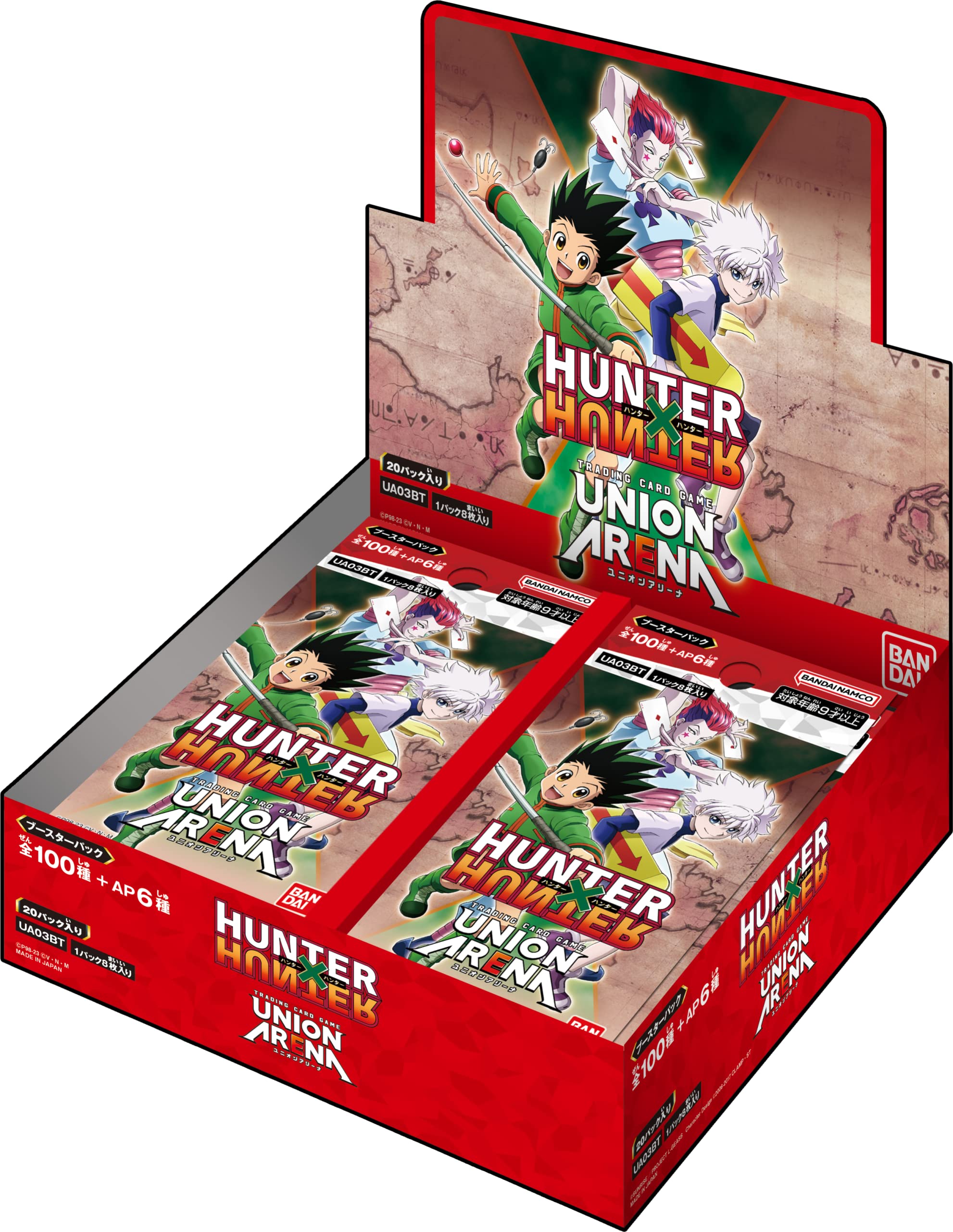 

Бустер BANDAI UNION ARENA HUNTER×HUNTER (BOX) Упаковка из 20 штук [UA03BT]