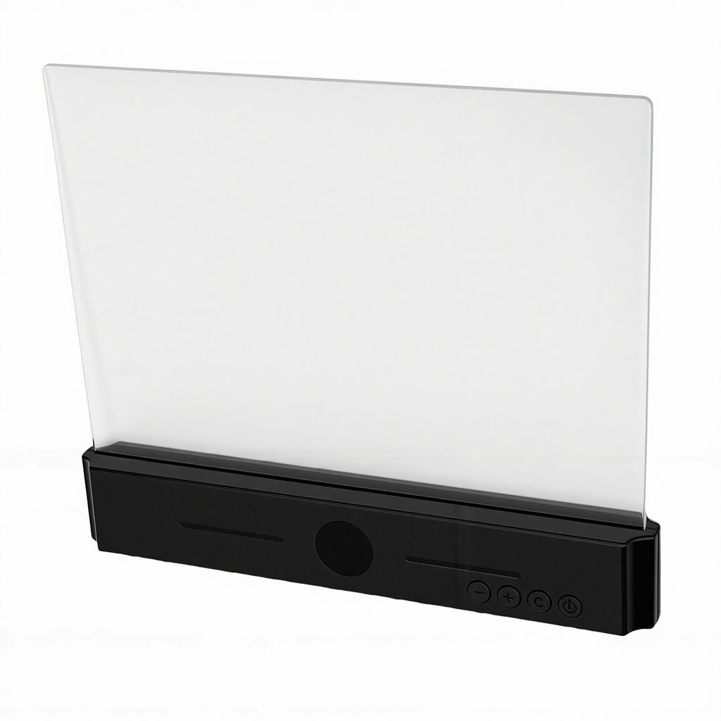 Flat Book Light Eye Caring Rechargeable LED Flat Reading Light with 3 Colors Timer for Studying Working