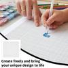 5 pcs DIY Diamond Painting Canvas for Beads Diamonds Embroidery Canvases for Customized Projects Adhesive Canvas Accessories