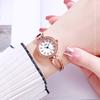 Light Luxury Diamond-Encrusted Student Watch Versatile Fashion Waterproof Alloy Watch Women'S Bracelet Quartz Watch
