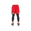 Jordan Side Black Jumpman Logo Loose Basketball Pants Men Bottoms Red AJ1115-687