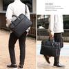 STEFANOMANO Time Limonta Nylon and Genuine Luxury Large Made in Italian Leather Business Commuter Shoulder Office Item [Limited Offer] 2-Way